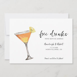 Cute Couple Photo Script Minimalist Wedding Save The Date