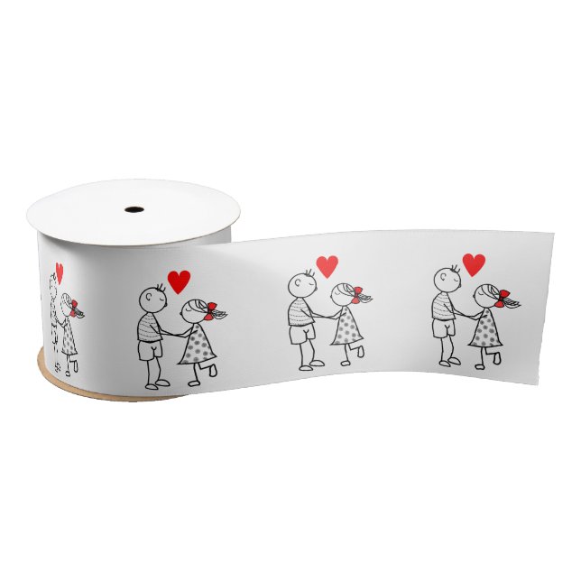 Cute Couple Ribbon (Spool)