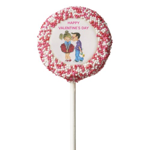 Cute Couple Your Valentines Day Dift Chocolate Covered Oreo Pop