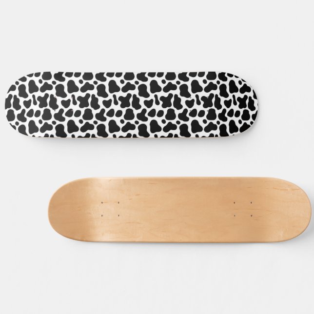 Cute Cow Animal Print Skateboard (Horz)