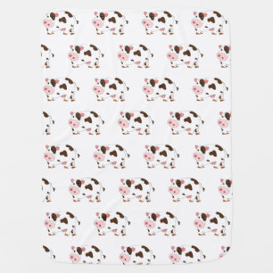 Cute Cow Baby Blanket