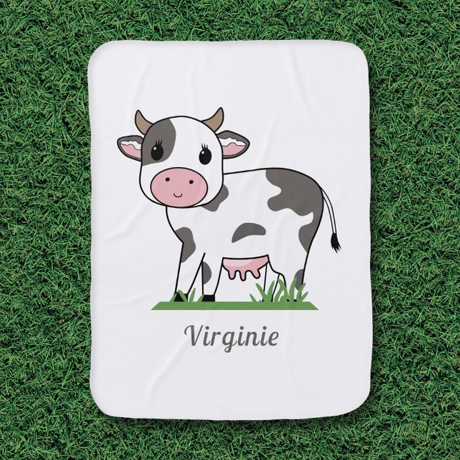 Cute Cow Baby Blanket (Cute Cow Baby Blanket)