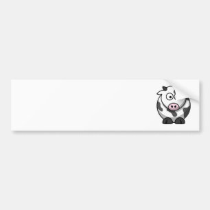 Cute Cow Bumper Sticker