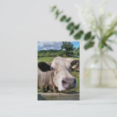 CUTE COW BUSINESS CARD (Standing Front)