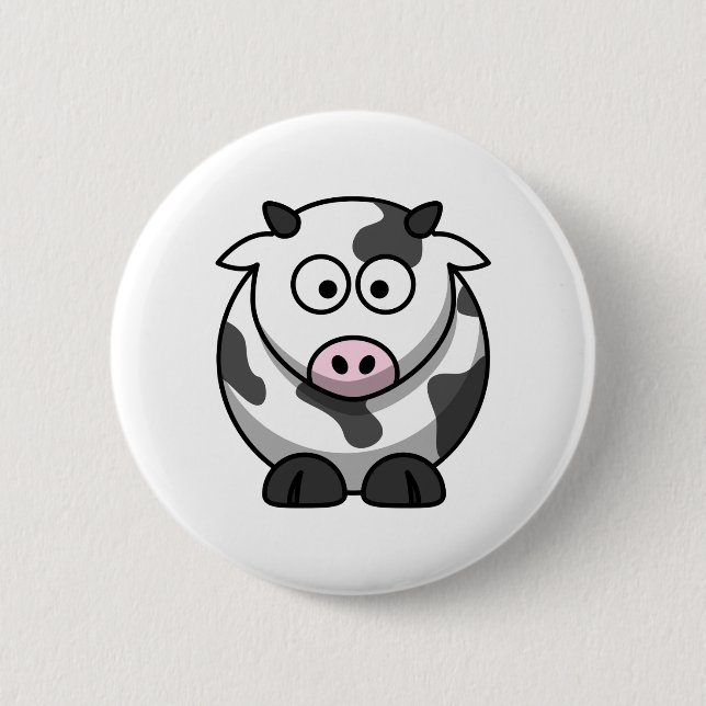 Cute Cow Button (Front)