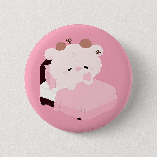 Cute Cow Button (Front)