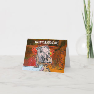 CUTE COW CARD