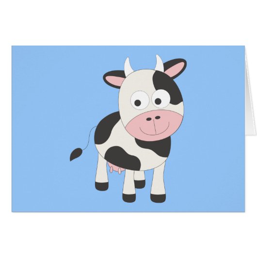 Cute cow cards (Front Horizontal)