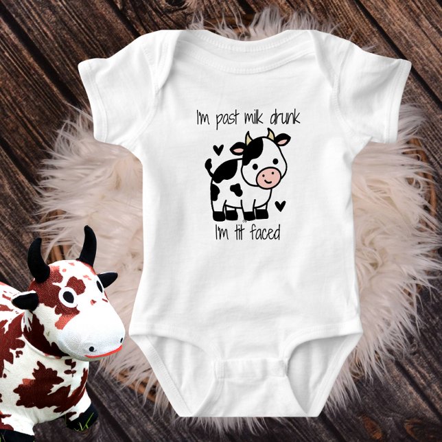 Cute Cow Cartoon Baby Bodysuit (Creator Uploaded)