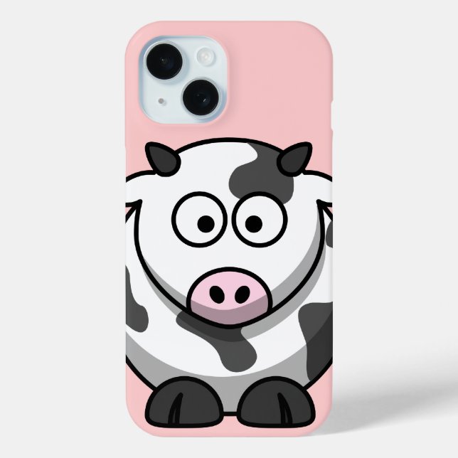Cute Cow Cartoon Character Case-Mate iPhone Case (Back)