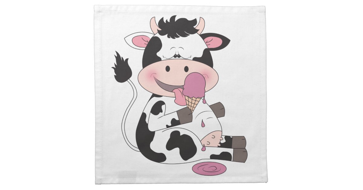 Cow With Bandana Kitchen Towel, Cow Home Decor, Cute Cow Dish Cloth