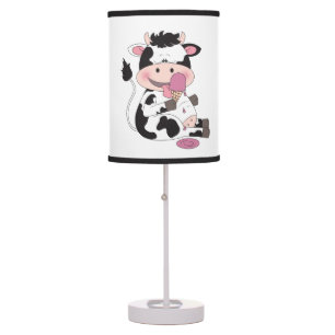 Cute Cow Cartoon Table Lamp