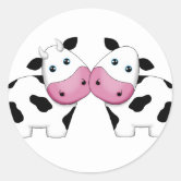 Cow Hearts Valentines stickers