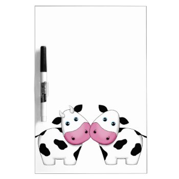 Cute Cow Couple Dry-erase Board by BeachBumFamily at Zazzle