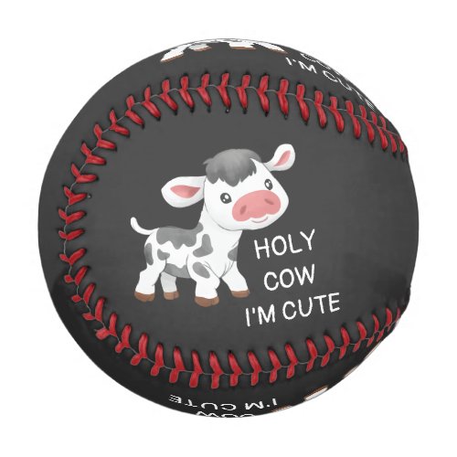 Cute cow design  baseball