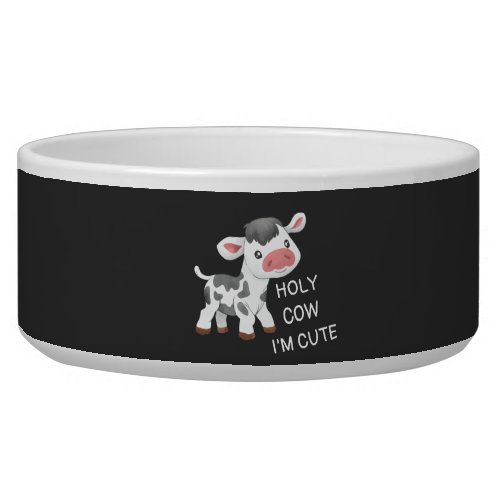 Cute cow design bowl