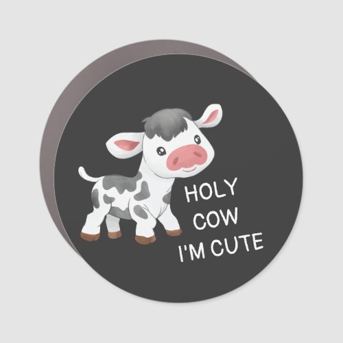 Cute cow design car magnet