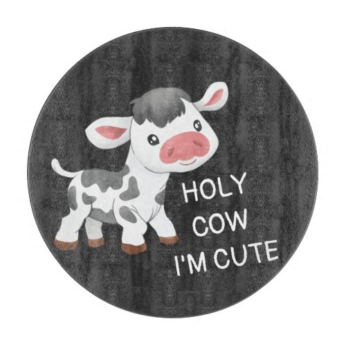 Cute cow design cutting board