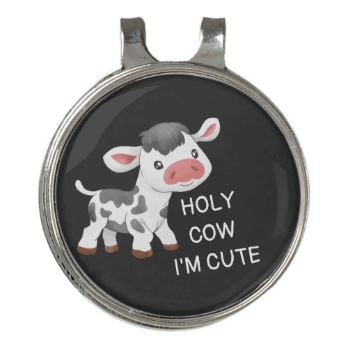 Cute cow design golf hat clip
