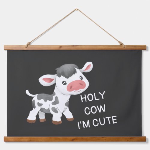 Cute cow design hanging tapestry