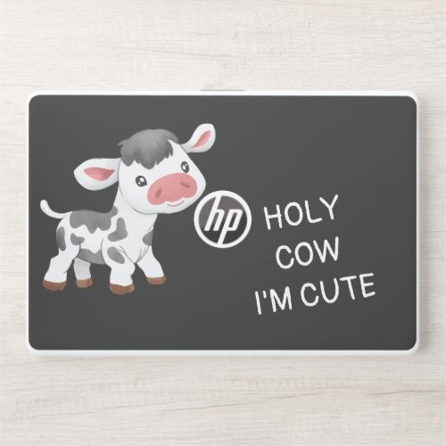 Cute cow design HP laptop skin