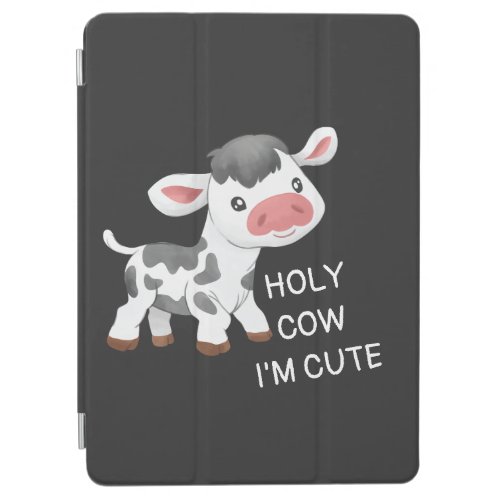 Cute cow design iPad air cover