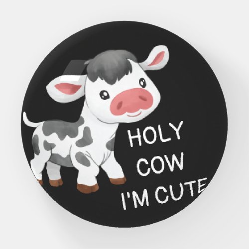 Cute cow design paperweight