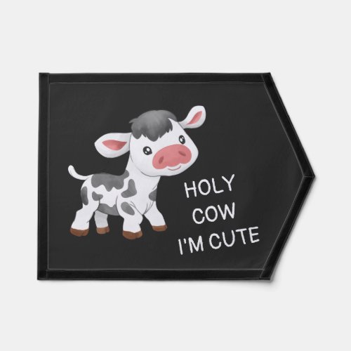 Cute cow design pennant