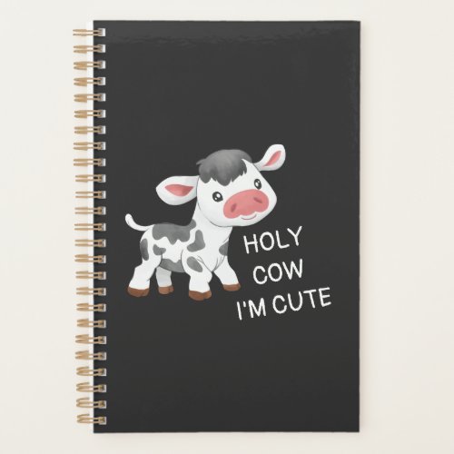 Cute cow design planner