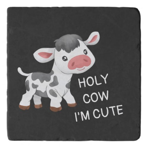 Cute cow design trivet