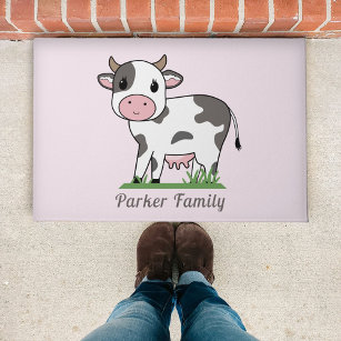Cute Cow Doormat