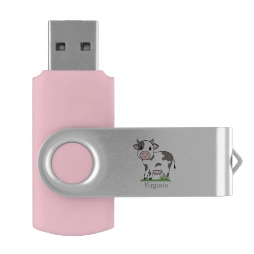 Cute Cow Flash Drive