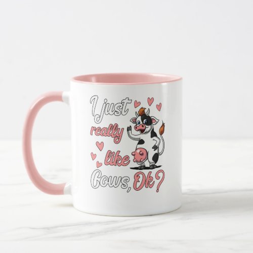 Cute Cow Funny Farm Ranch Animal Mug