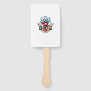 Cute Cow Girl Horse Riding Cowgirl Sunset Rider _1 Hand Fan