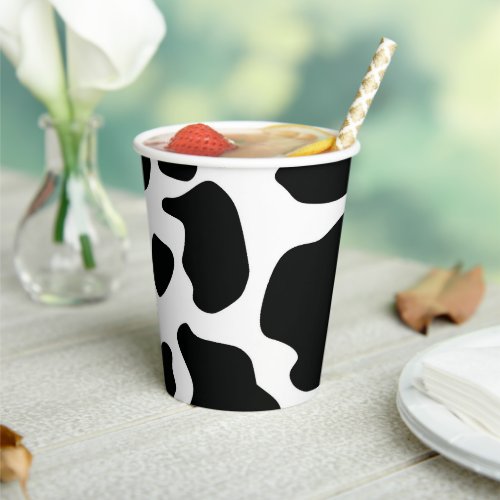 Cute Cow Hide Birthday Paper Cups