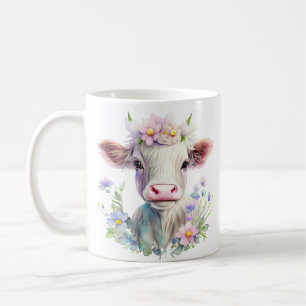 Cute Cow in The Sunny Day Coffee Mug