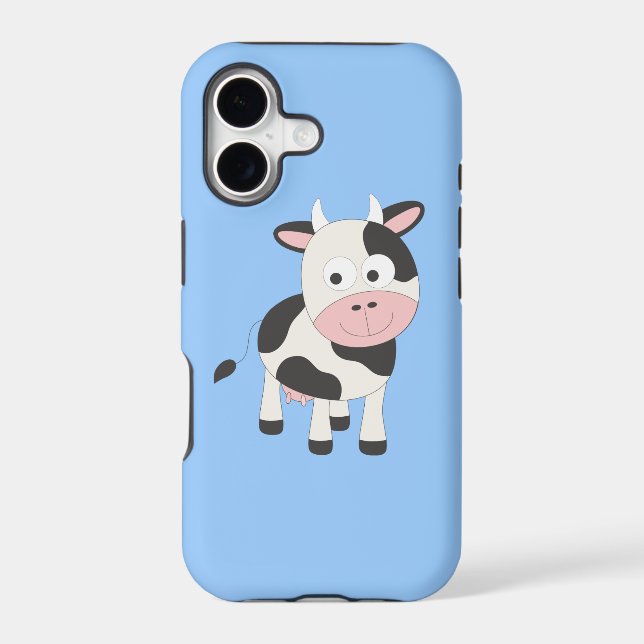 Cute cow iphone case (Back)