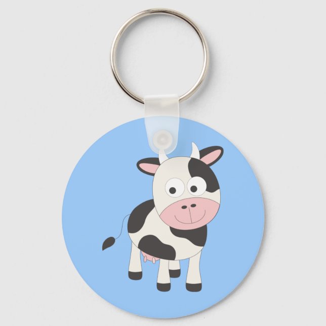 Cute cow keychain (Front)
