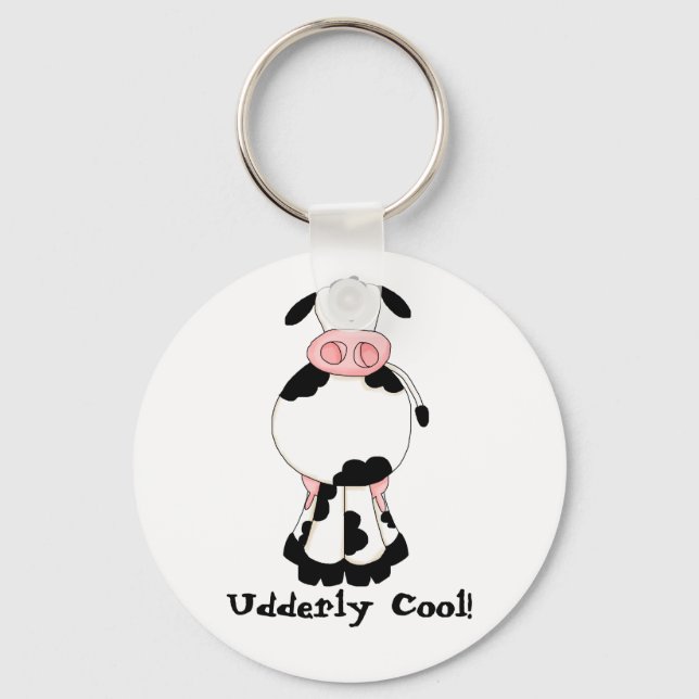 Cute Cow Keychain (Front)
