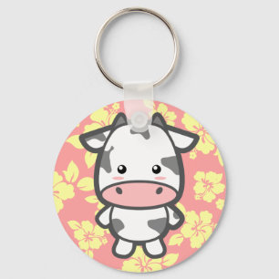 Cute Cow Keychain