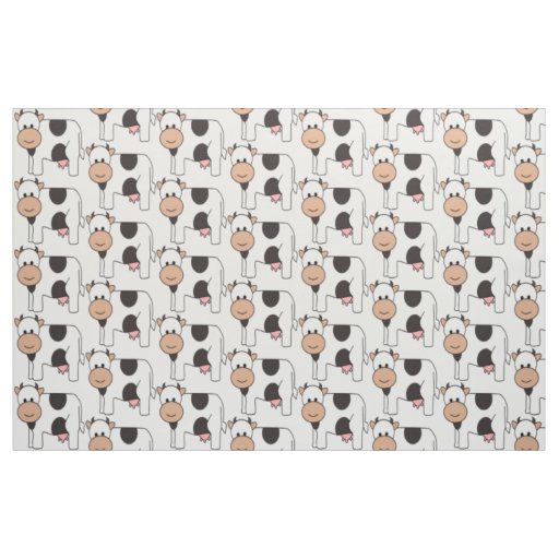 Cute Cow kids' custom fabric