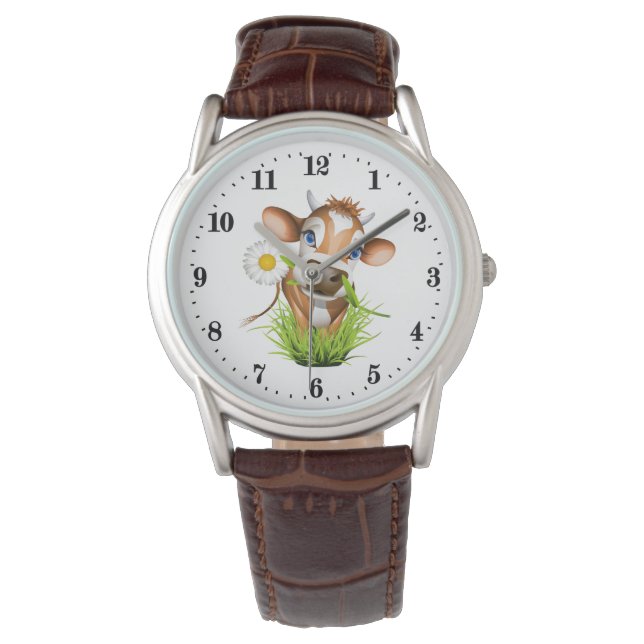 cute cow lovers animal Watch (Front)