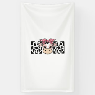 Cute Cow Mom Bow Graphic Design_1 Banner
