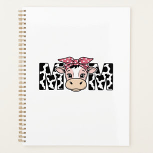 Cute Cow Mom Bow Graphic Design_1 Planner