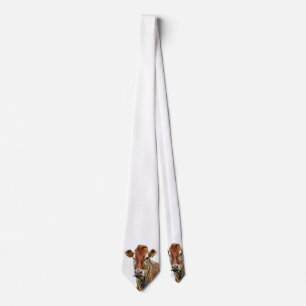 CUTE COW NECK TIE