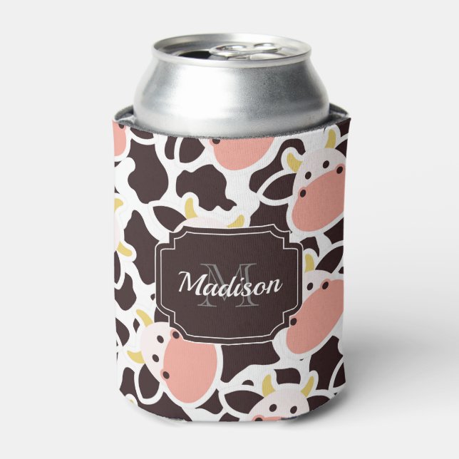 Cute Cow Pattern Can Cooler (Can Front)