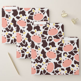 Cute Cow Pattern File Folder