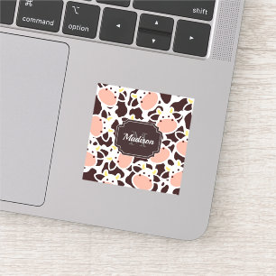 Cute Cow Pattern Sticker