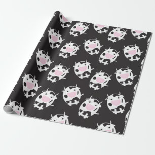 Cute Cow Pattern Wrapping Paper