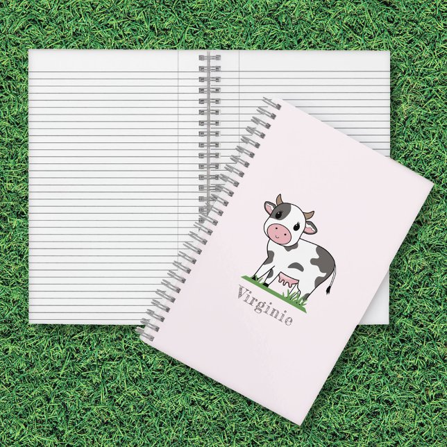 Cute Cow Pink Notebook (Cute Cow Pink Notebook)